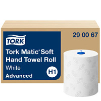 Рушники в рулонах Tork Matic Advanced Soft, білі, 2 шари, 150 м, 600 листів, 1 рулон